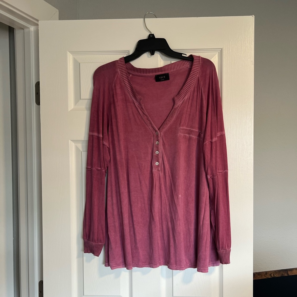 VICI super soft relaxed long sleeve shirt
